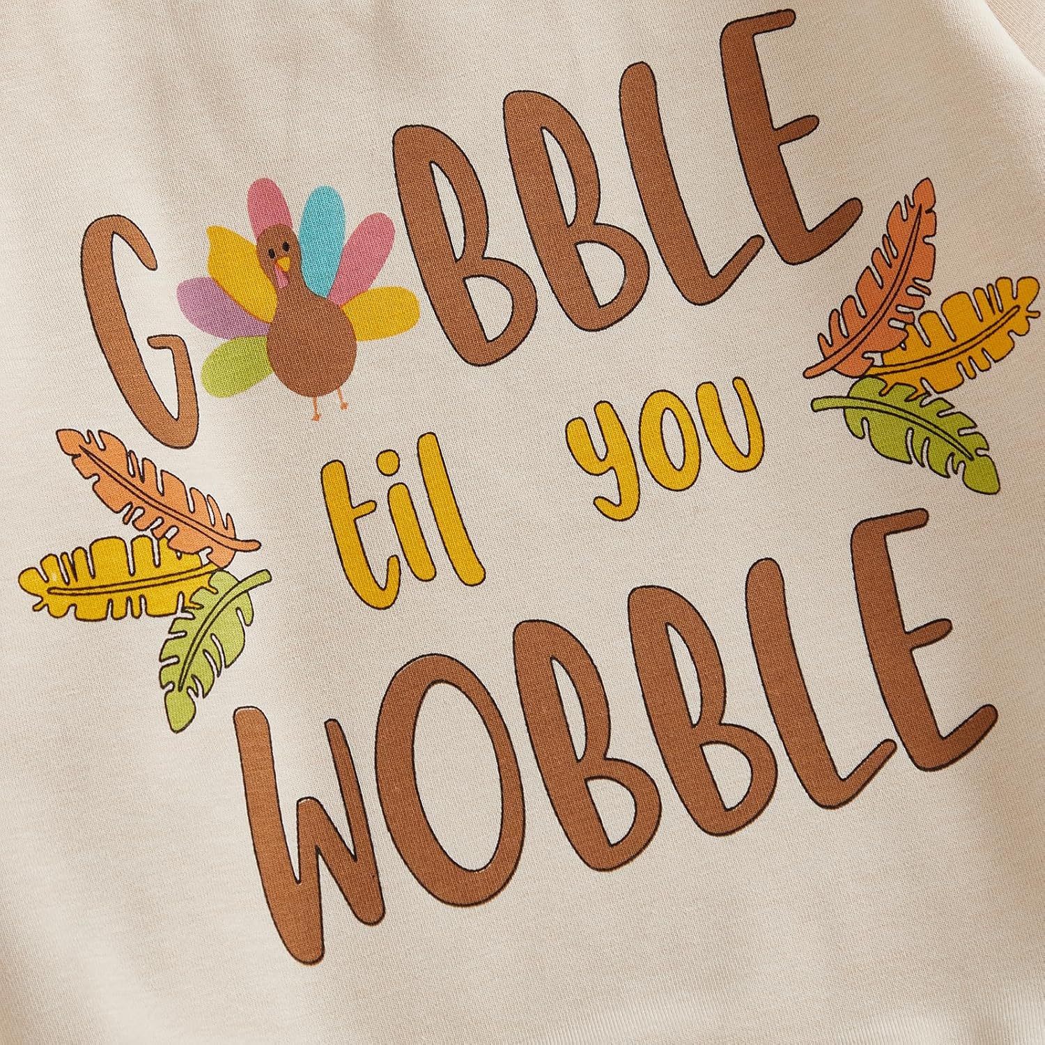 Kids Toddler Baby Girl Thanksgiving Outfits Long Sleeve Shirts with Flare Pants 2Pcs Turkey Clothes Set - Image 4