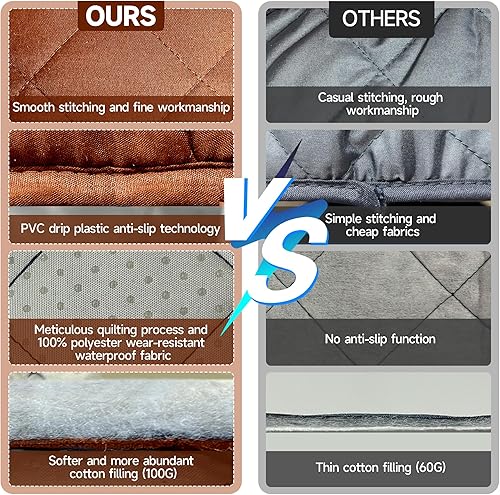 Miniatura 9 de Organizador para sillón, organizador impermeable para reposabrazos de sofá, organizador reclinable antideslizante, soporte remoto para reclinable,