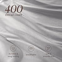 Vista 75 de Bare Home 100% Organic Cotton Sateen Fitted Sheet - Smooth Sateen Weave - Breathable & Cooling - Hotel Luxury - Durable Fitted Sheet - Deep Pocket