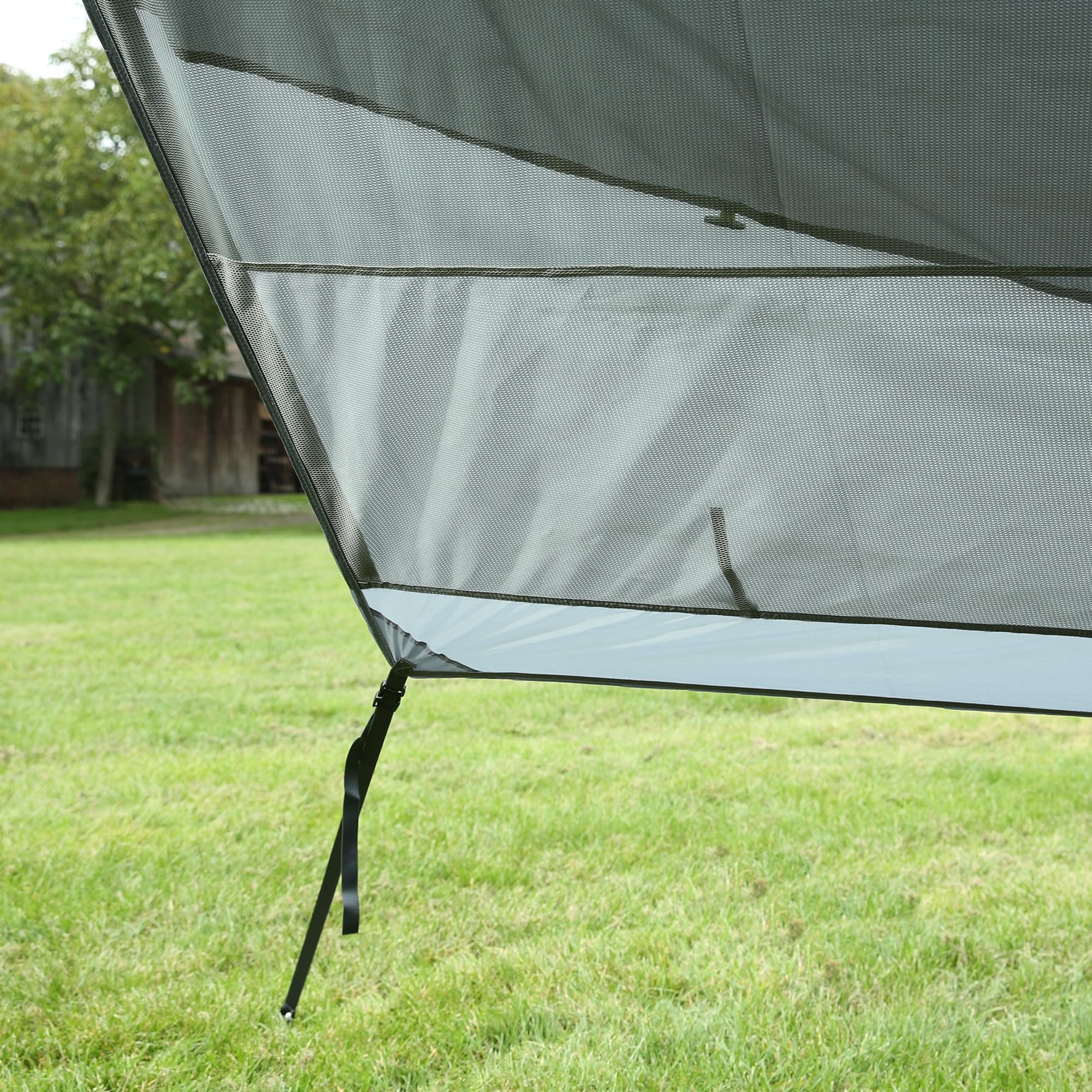 GEAR Sun & Rain Blocker Parete anteriore per tenda da sole, protezione UPF 50+, colonna d'acqua 3000 mm, 3 profili diametro 4,3, 6,2 e