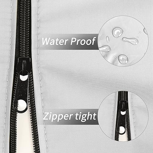 Miniatura 4 de 10L0L Funda universal para carrito de golf, cubierta de almacenamiento para carrito de golf de 4 pasajeros para EZGO, Club Car, Yamaha, impermeable,