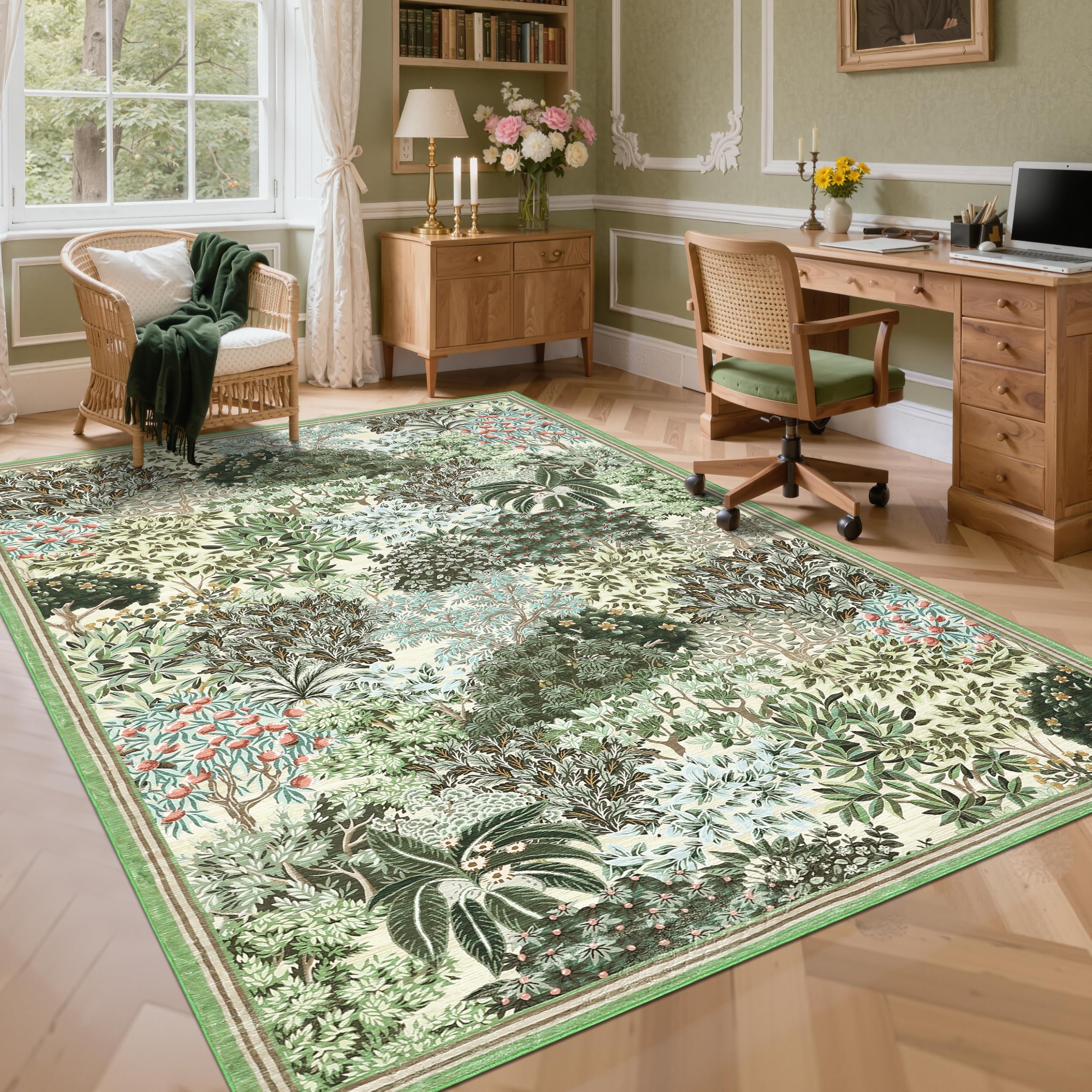 Amazon.com: GarveeHome Forest Rug 9x12 Washable Area Rugs for