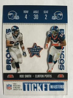 2003 Leaf Rookies and Stars Ticket Masters #TM-11 Rod Smith/Clinton Portis NM/M (Near Mint/Mint)