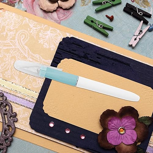 Miniatura 8 de Westcott Cuchillo de precisión para manualidades y bricolaje, incluye cuatro cuchillas de repuesto #11 (17863)