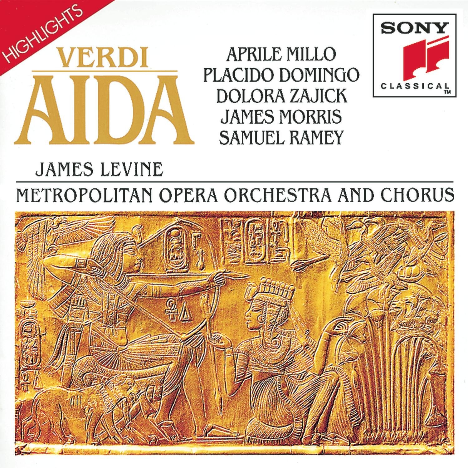 Aida Highlights [Audio CD] Verdi; Domingo; Levine and Moo