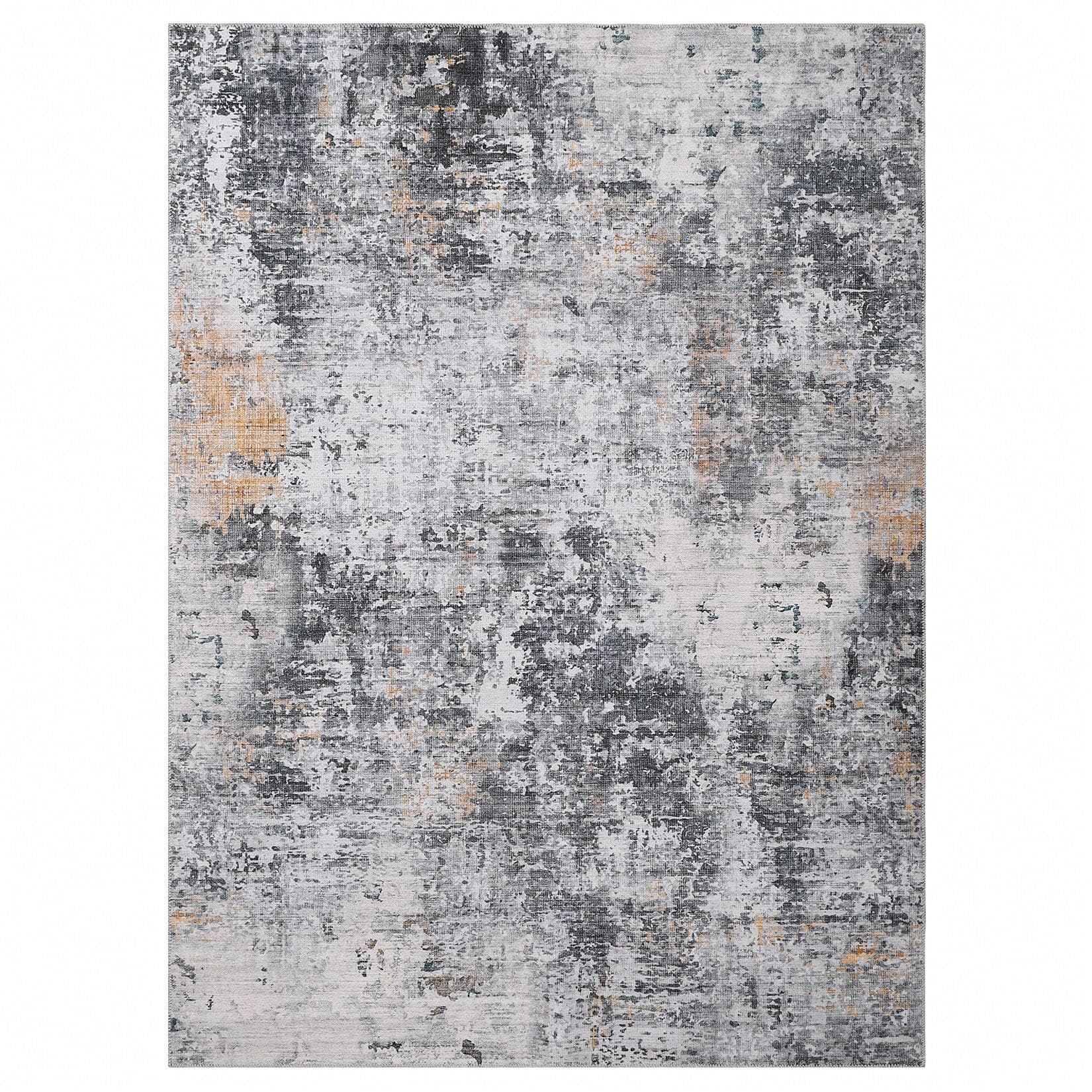 Moderne Flächenteppiche Abstrakter großer maschinenwaschbarer Teppich für Wohnzimmer Flächenteppich Bodenteppich Kurzflorteppich für Schlafzimmer 120 x 180 cm