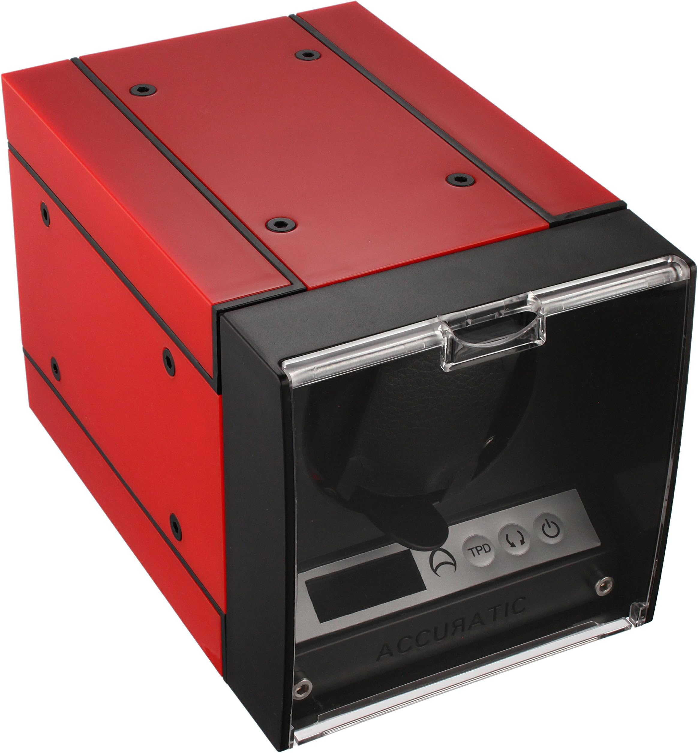W1RDBK Red and Black Watch Winder