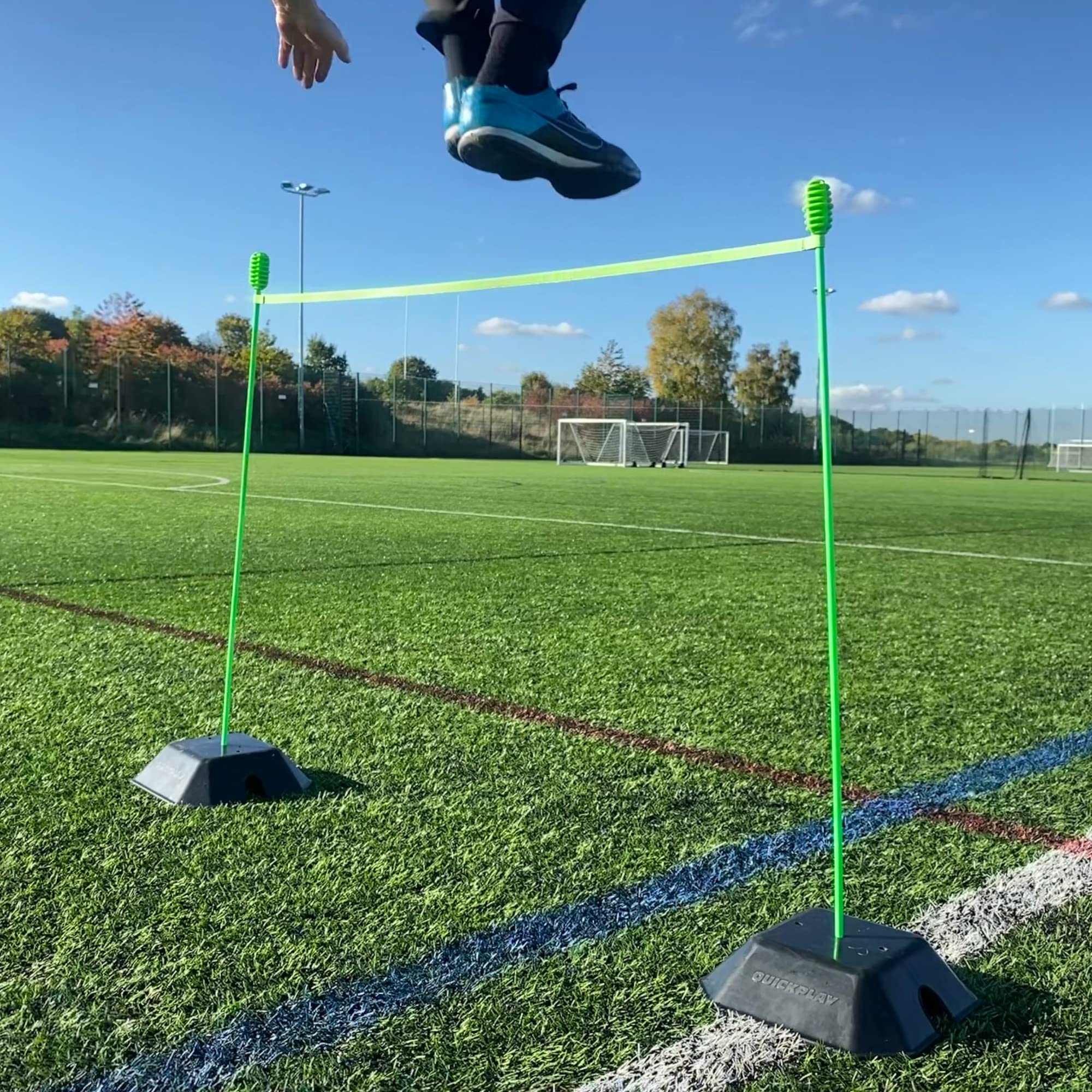 QUICKPLAY Lot de 5 poids de base pour s'entraîner sur gazon et terrain | Convient aux bâtons d'agilité QuickPlay et aux buts de football Kickster