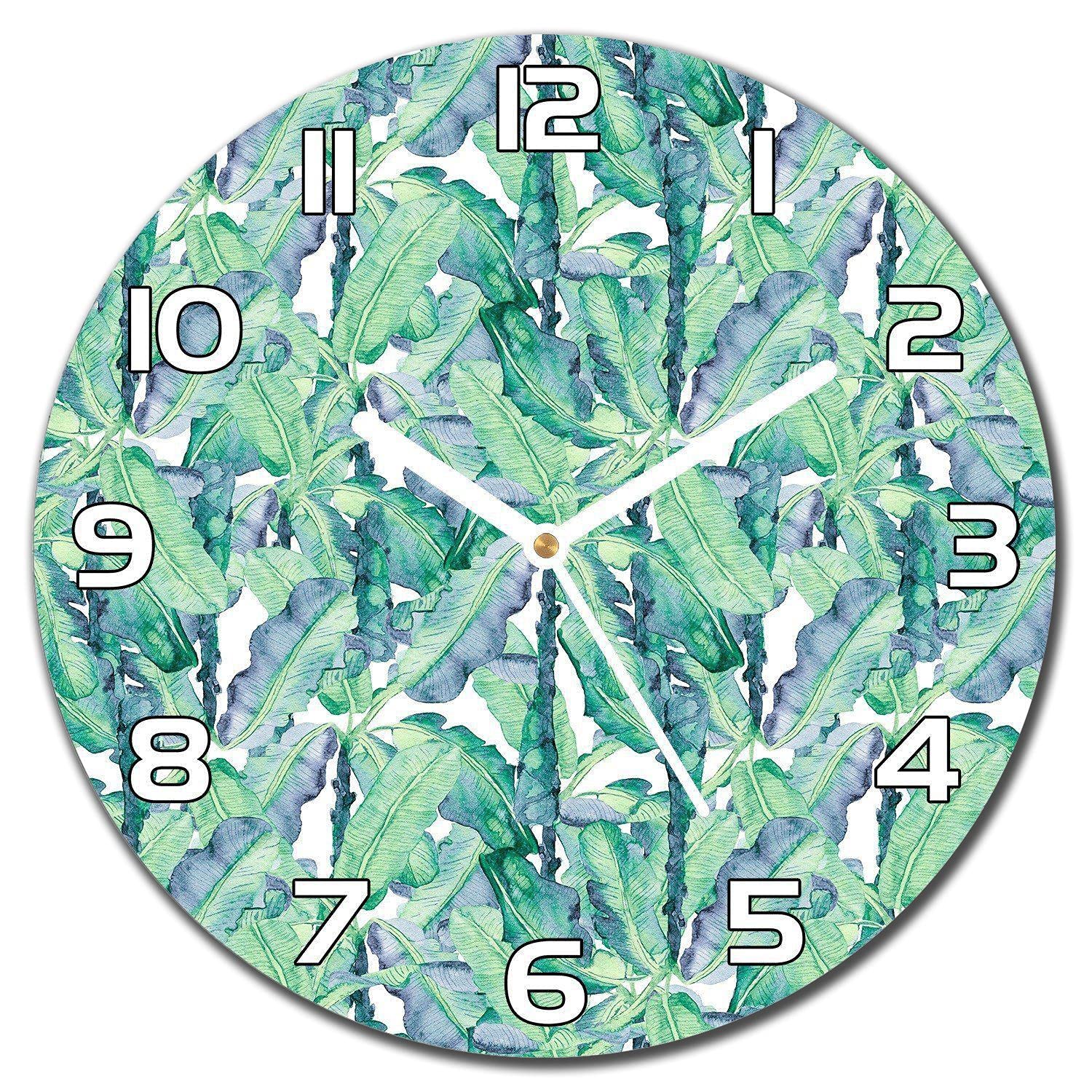 Horloge en verre de sécurité au design imprimé haut de gamme Coloray