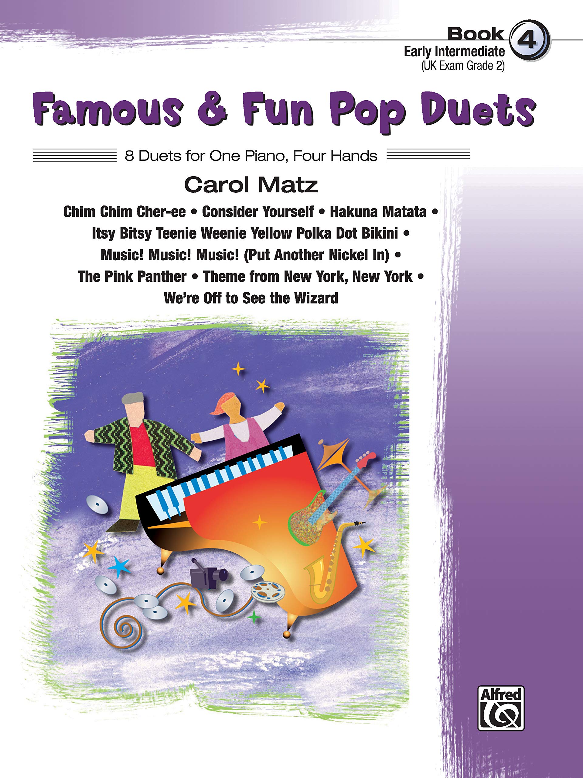 Famous & Fun Pop Duets: 8 Duets for One Piano, Four Hands