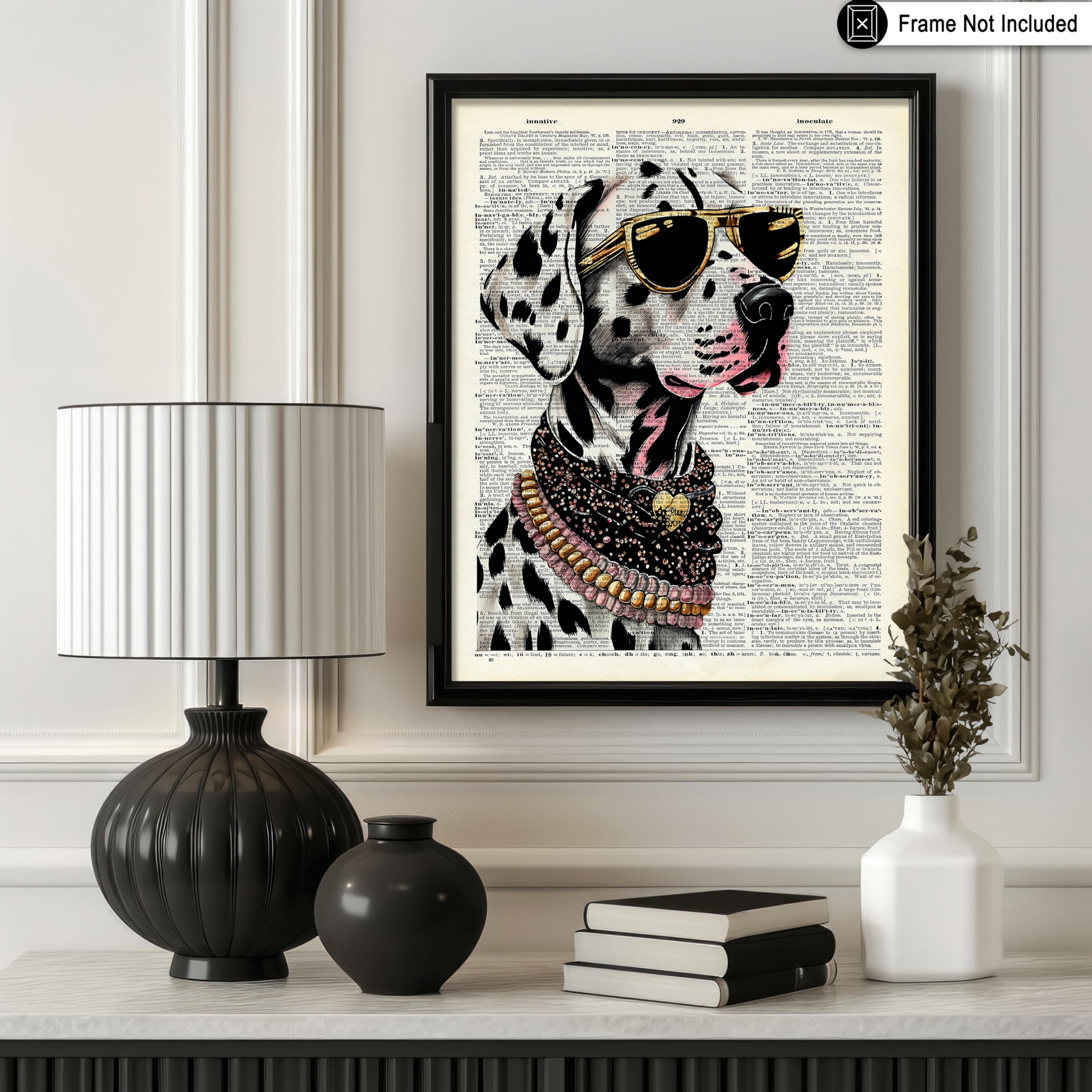 Amazon.com: Poster Master Dalmatian in Sunglasses Print - Dog