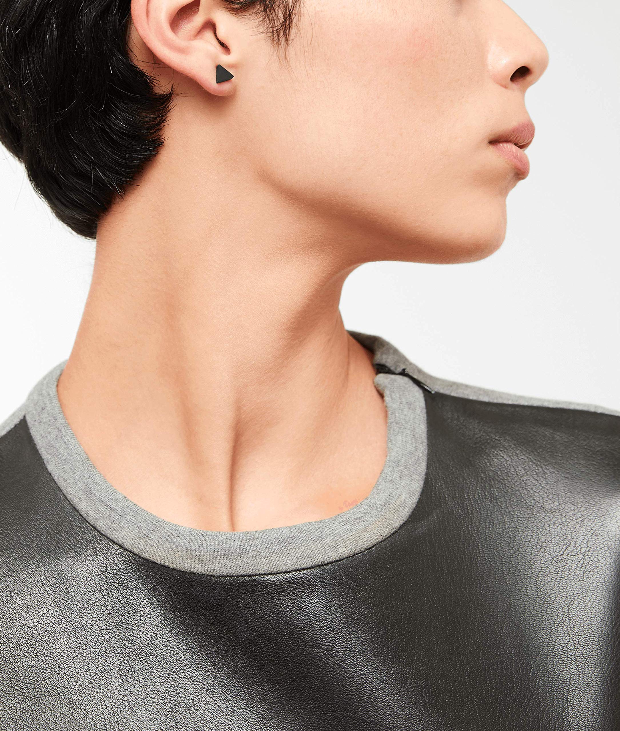 LIEBESKIND BERLIN Damen-Ohrstecker Edelstahl LJ-0337-E-06, dreieckiger ohrstecker