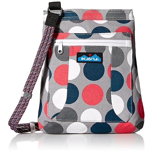 KAVU Keepalong Semi Padded Sling Canvas Rope Crossbody Bag - Black