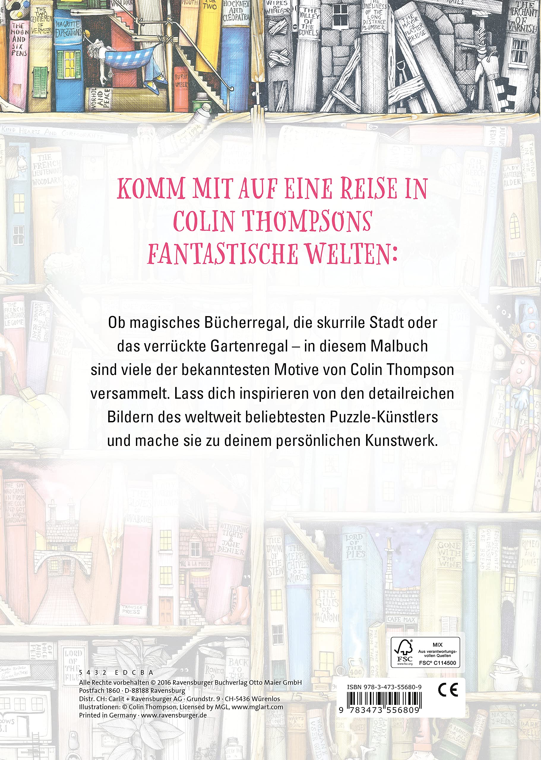 Colin Thompsons Fantastisches Malbuch