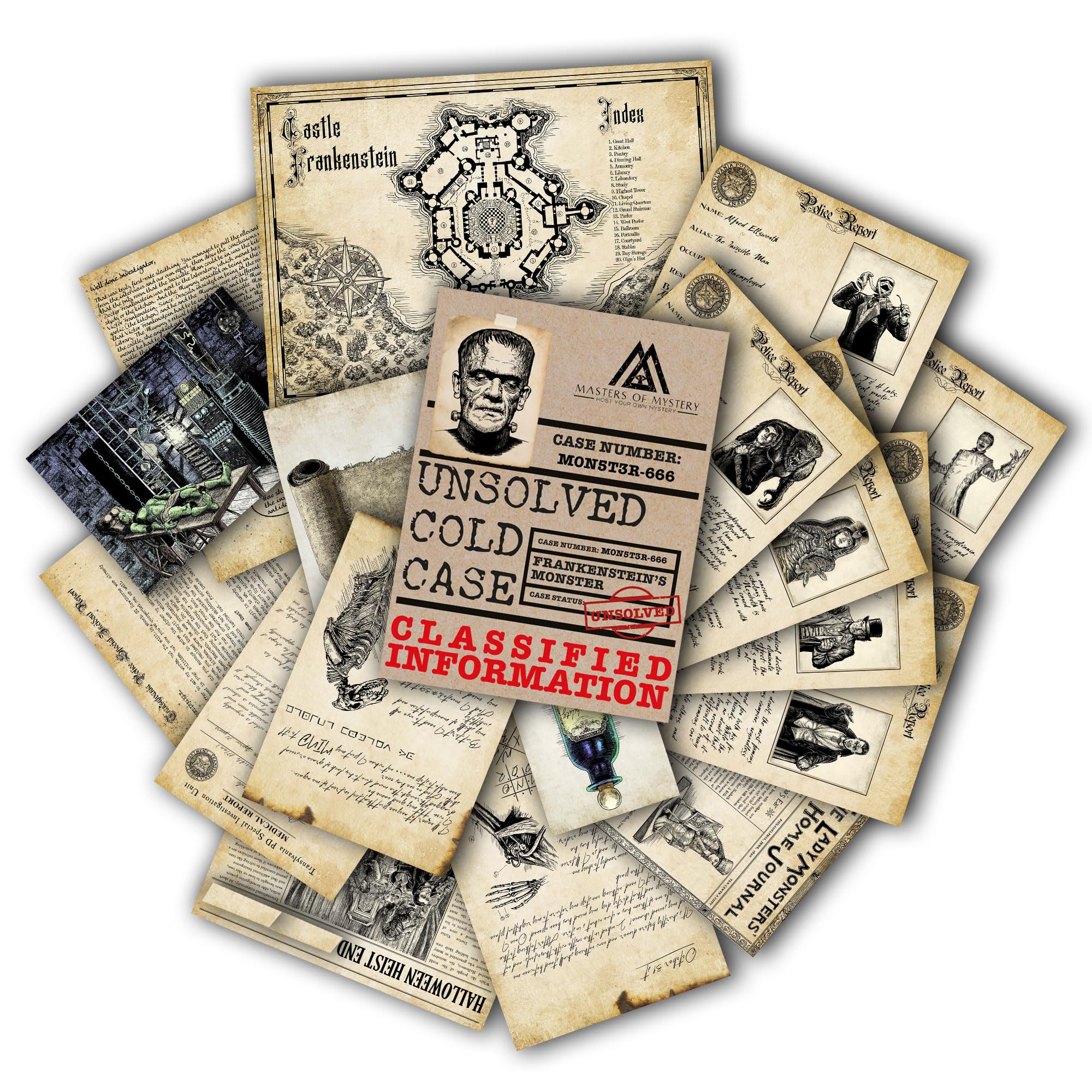 Amazon.com: Masters of Mystery Halloween Unsolved Cold Case File