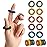 Mr. Pen- Spiky Sensory Rings, 10 Pack, Assorted Colors, Stress Relief Fidget Sensory Toys, Fidget Rings, Fidget Ring for Anxiety, Stress Relief Rings, Massager for Fidget, Sensory Ring