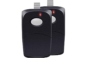 MultiCode By Linear 300MHZ Black Remote with 10 Position Dip Switches(2Pack) 3-Years Warranty