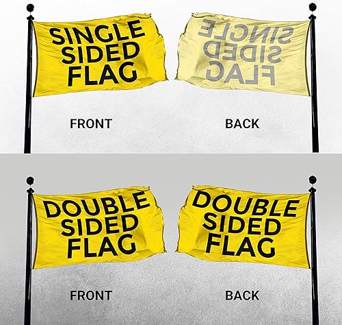 Miniatura 5 de Bandera híbrida turco-americana de 3 x 5 pies pancarta 100% poliéster, ojales de latón y cabecera de lona fuerte, para uso en exteriores o interiores