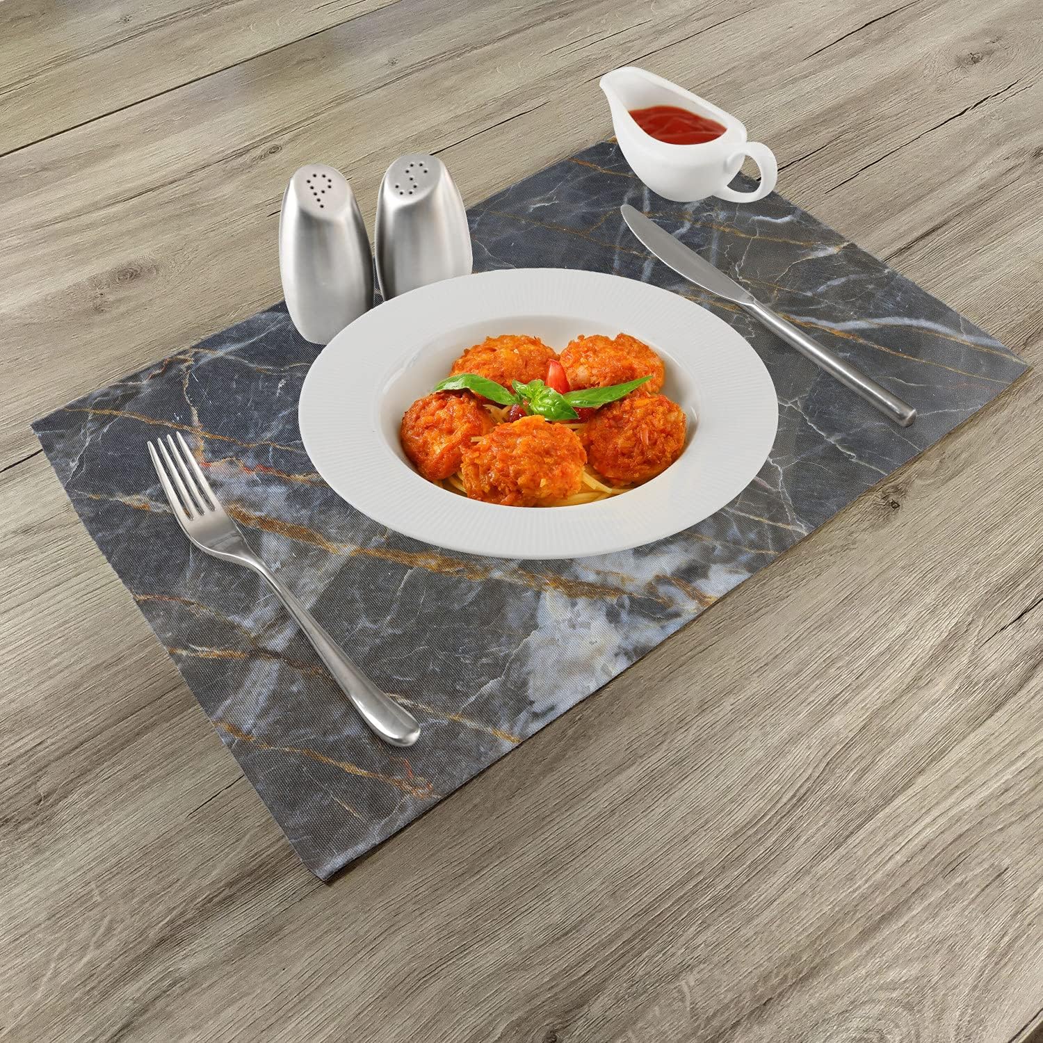 Exсluѕіvе Dіѕсоunt 🔥 Lunarable Marble Print Place Mats Set of 4, Abstract Medieval Style Architecture Ceramic Textured Facet Design, Washable Fabric Placemats for Dining Table, Standard Size, Charcoal Grey Buу 1 gеt 1 Lunarable Marble Print Place Mats Set of 4, Abstract Medieval Style Architecture Ceramic Textured Facet Design, Washable Fabric Placemats for Dining Table, Standard Size, Charcoal Grey