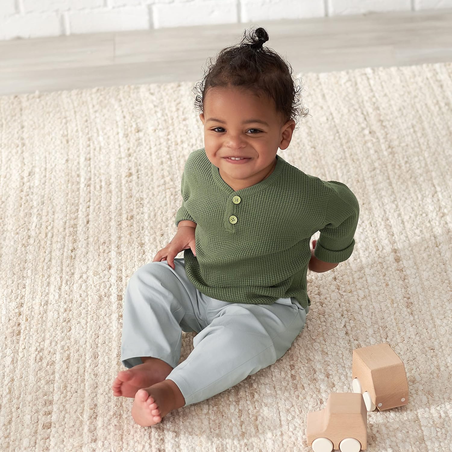 Gerber Baby and Toddler Boys Canvas Pants - Image 2