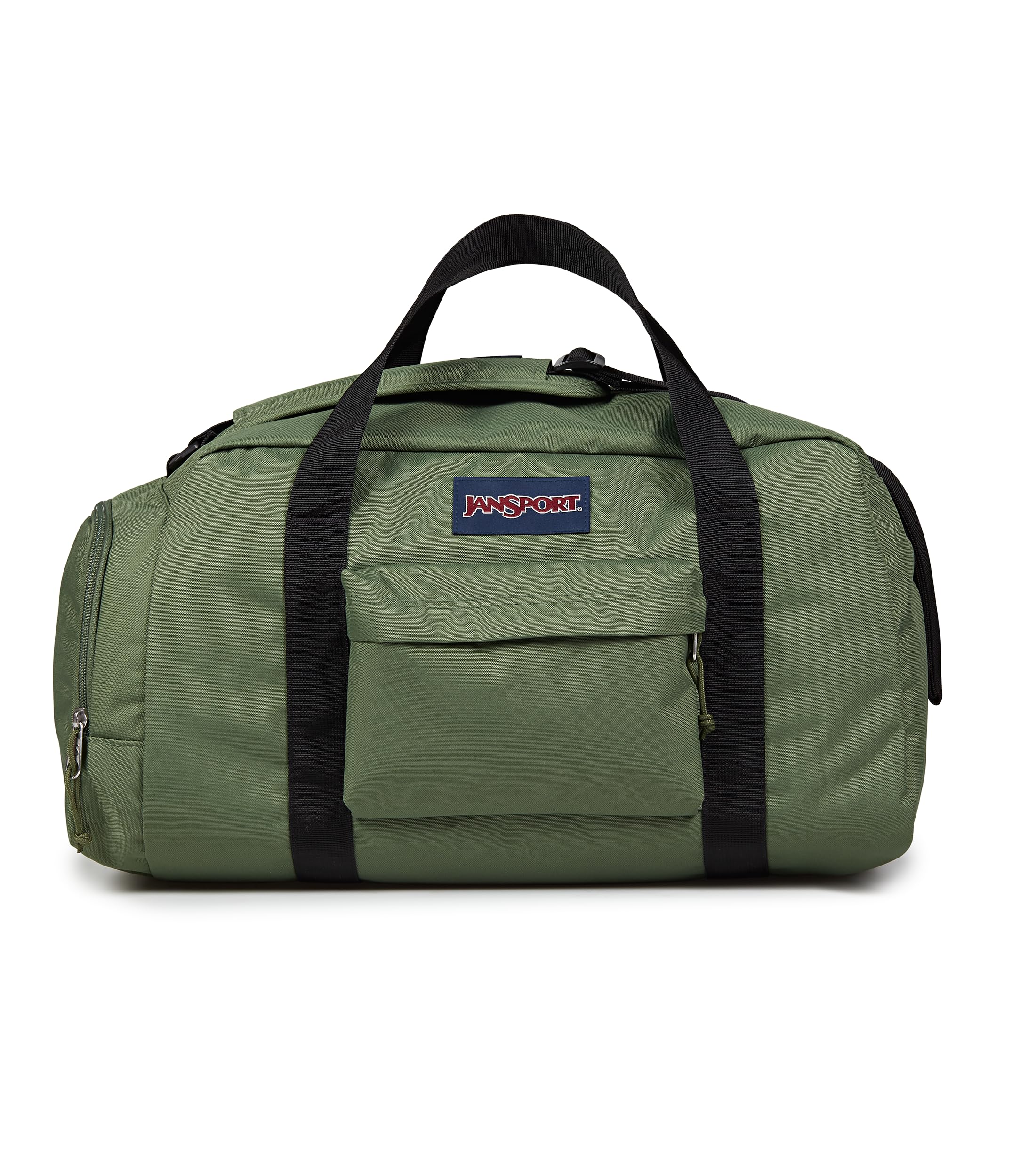 Weekender Medium Duffel - Travel or Gym Bag, Durable Weekender with Front Utility Pocket & Side Grab Handles - Cargo Green
