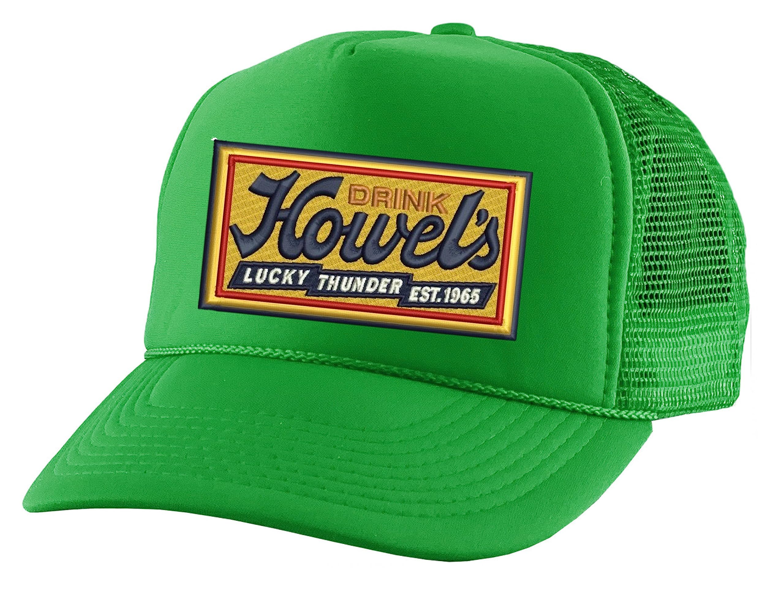 Trucker Hat Howels Drink Vintage Snapback Lucky Thunder Cap