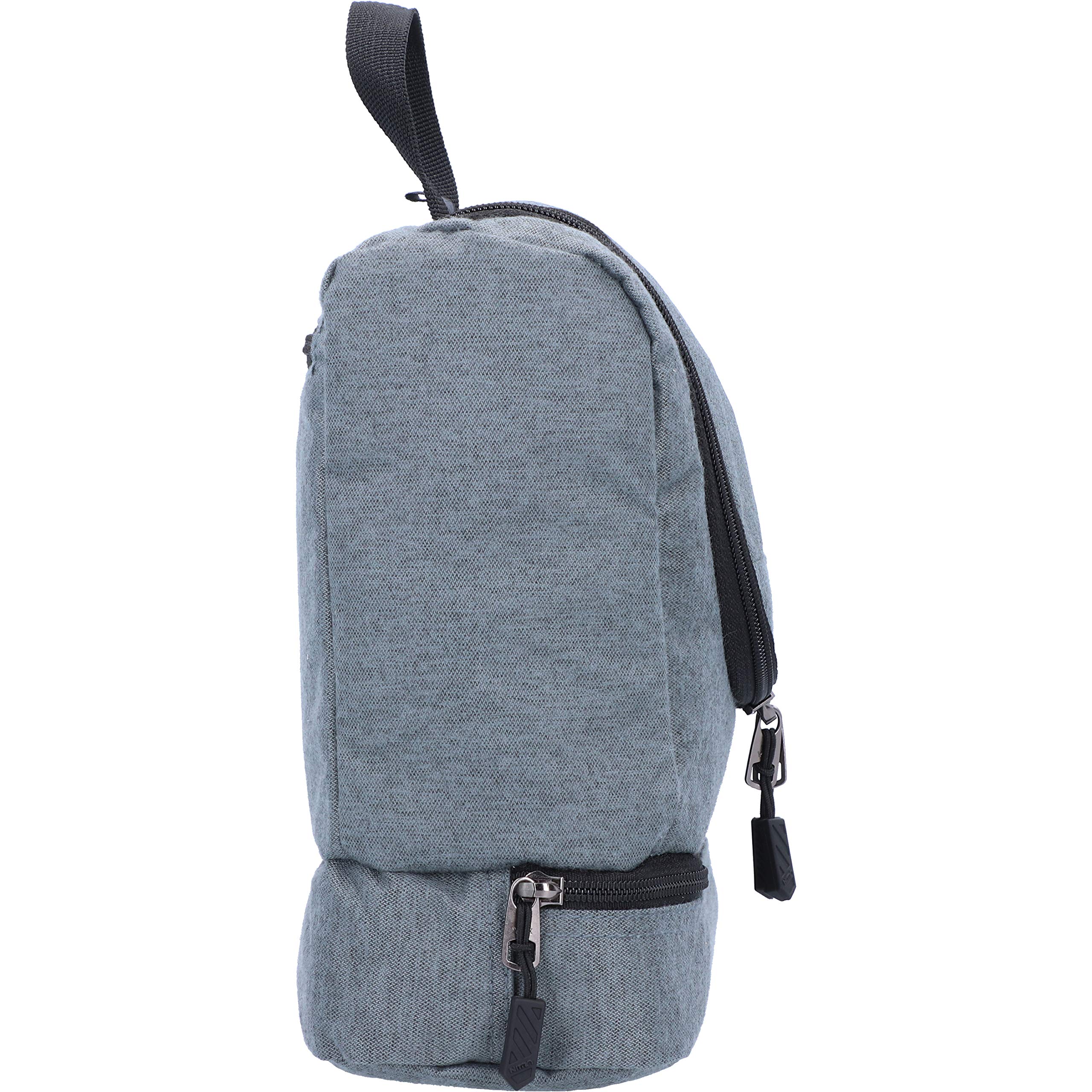 Nitro Travel Kit stylowa kosmetyczka podróżna z dodatkową kieszenią na dno, kosmetyczka do zawieszenia, z wieloma schowkami, na podróż i kemping, 25 x 24 x 11 cm, Black Noise, 25x24x11 cm, Zestaw