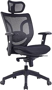 Eliza Tinsley Mesh High Back Executive Armchair with Integral Headrest BCM/K103/BK