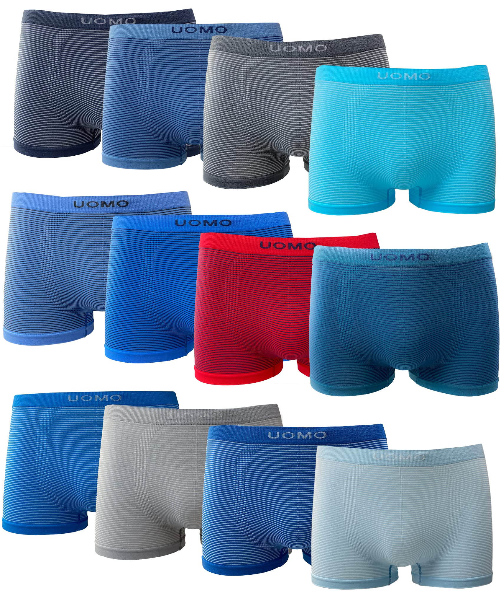 Channo Boxer sans Couture en pour garçon Uomo