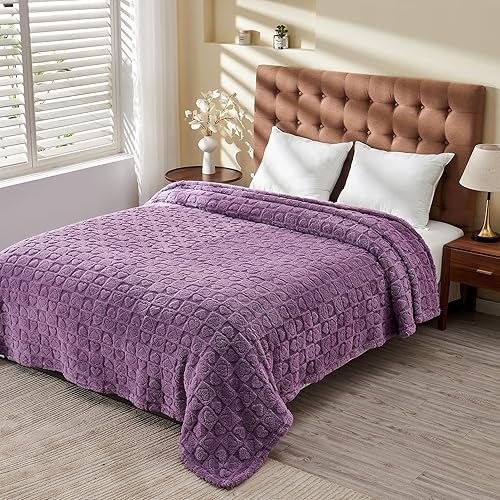 Miniatura 4 de FY FIBER HOUSE Mantas con cuadros de corazón, mantas suaves y cálidas para regalar a tu pareja, mamá, padre, manta lavable y ligera para sofá, cama,