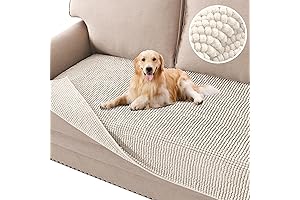 H.VERSAILTEX Plush Chenille Sofa Cover: Washable, Soft, Protective