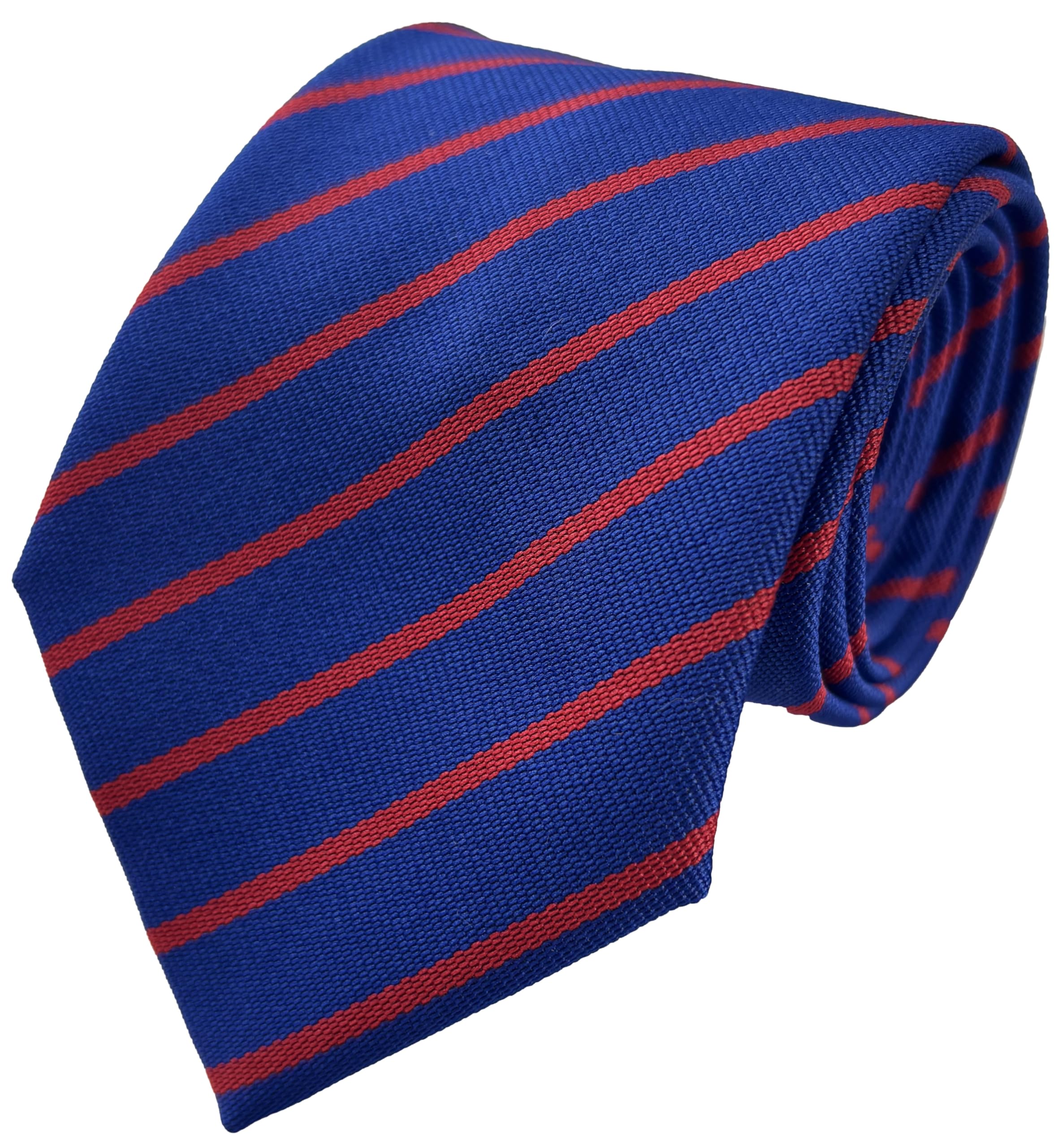 Great British Tie Club School Ties (21 Single Stripe Variations) Primary Junior Size (Royal Blue & Red)