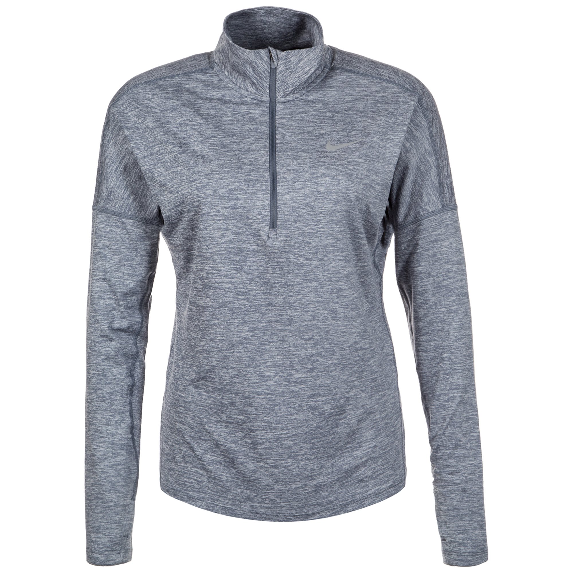 Nike Women's Dry Element Running Top Armory Blue/Heather Size Medium