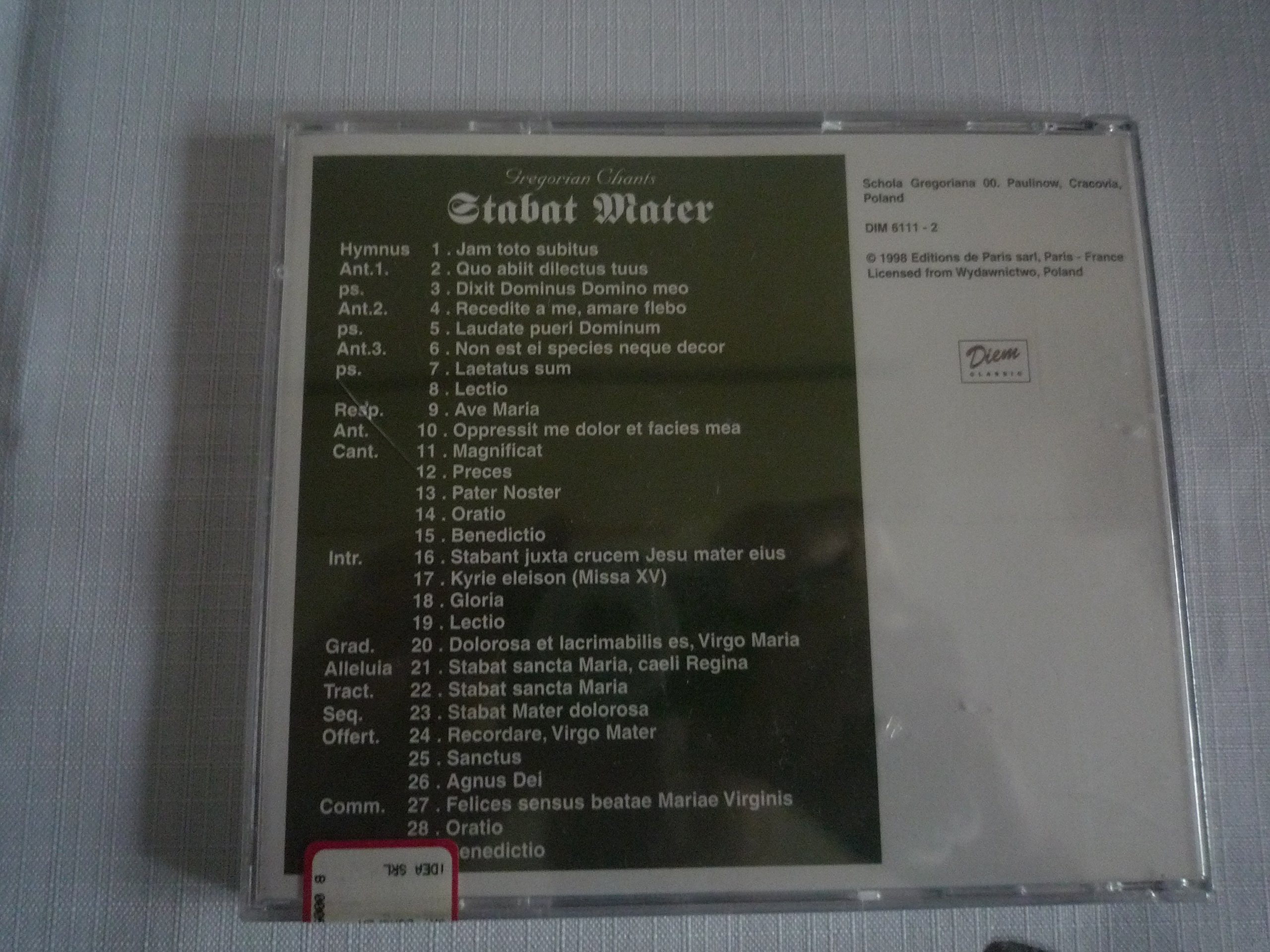 Gregorian Chants: Stabat Mater