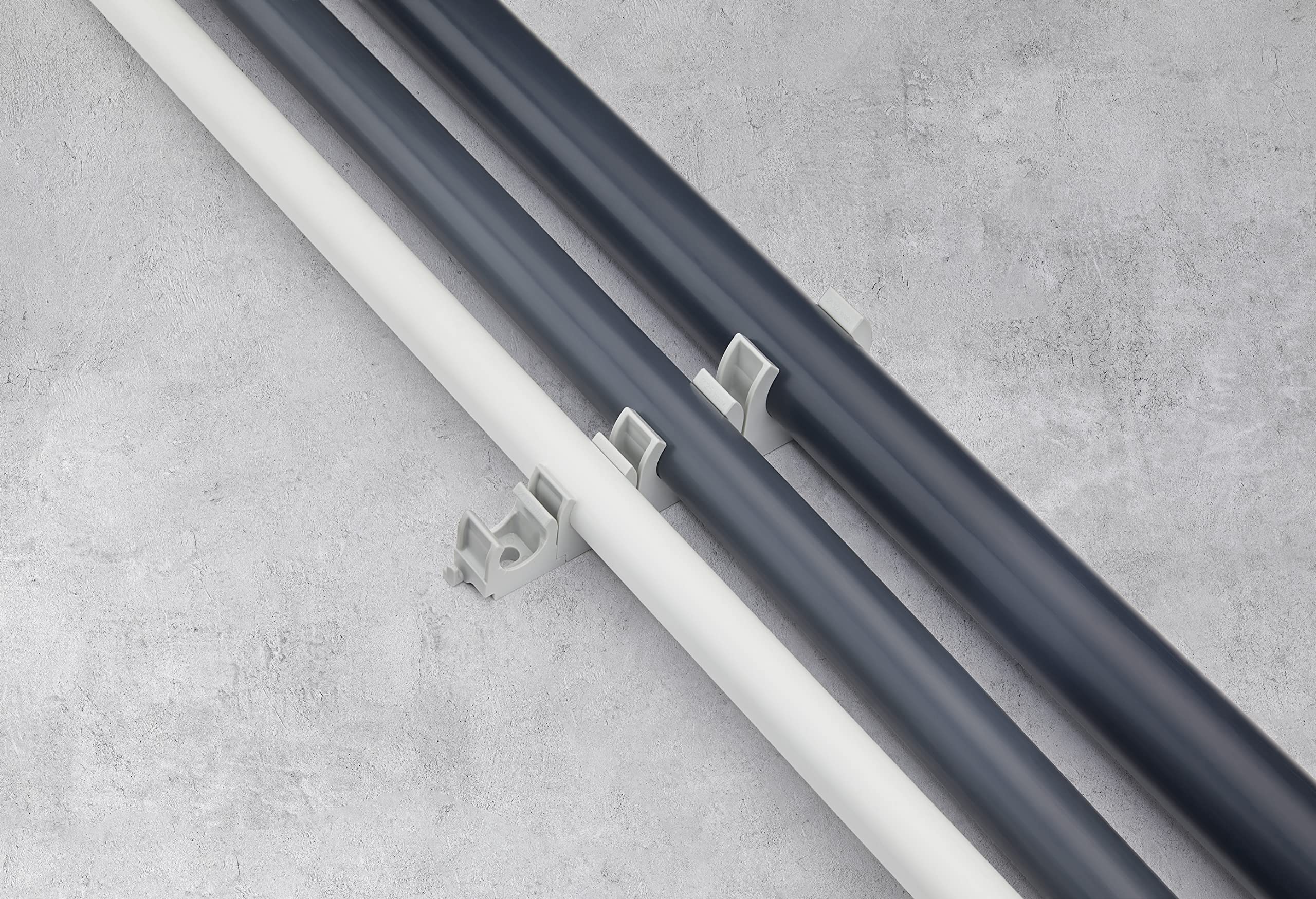 Clip Per Tubi In Plastica Nera - 50 Pezzi Da 16 Mm, Per Fissaggio Cavi E Tubi, Senza Filettatura - Foto 5