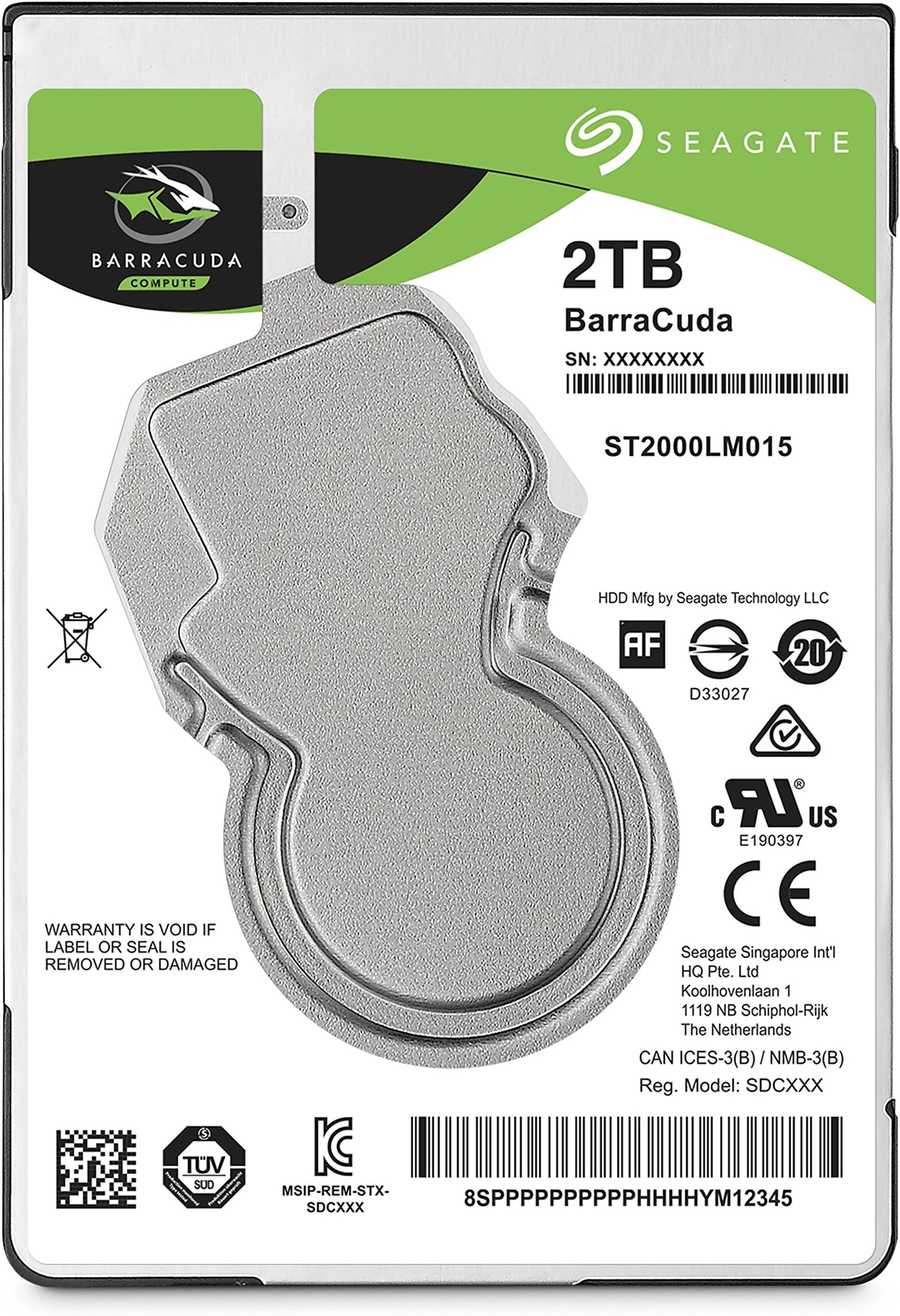 Barracuda 2TB 2.5" HDD SATA
