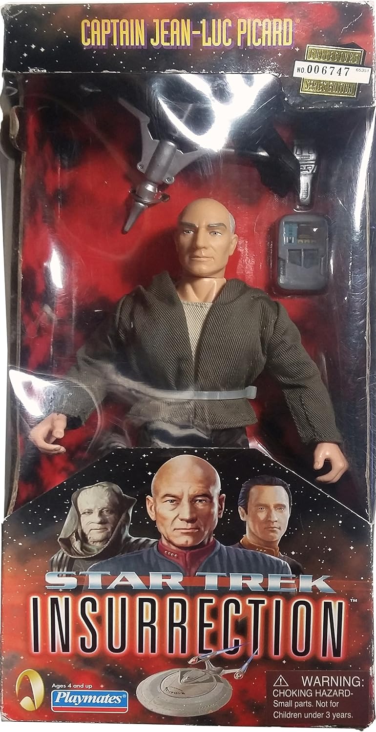 Star Trek: Insurrection Captain Jean-Luc Picard 9" Pose-able Action Figure