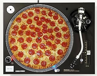 DJ Pizza #1 Large Pepperoni Scratch Pad 1200 Vinyl Memorabilia 12