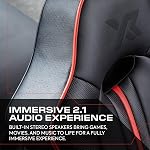 Torque 2.1 Audio Console Gaming Chair - Black / Red
