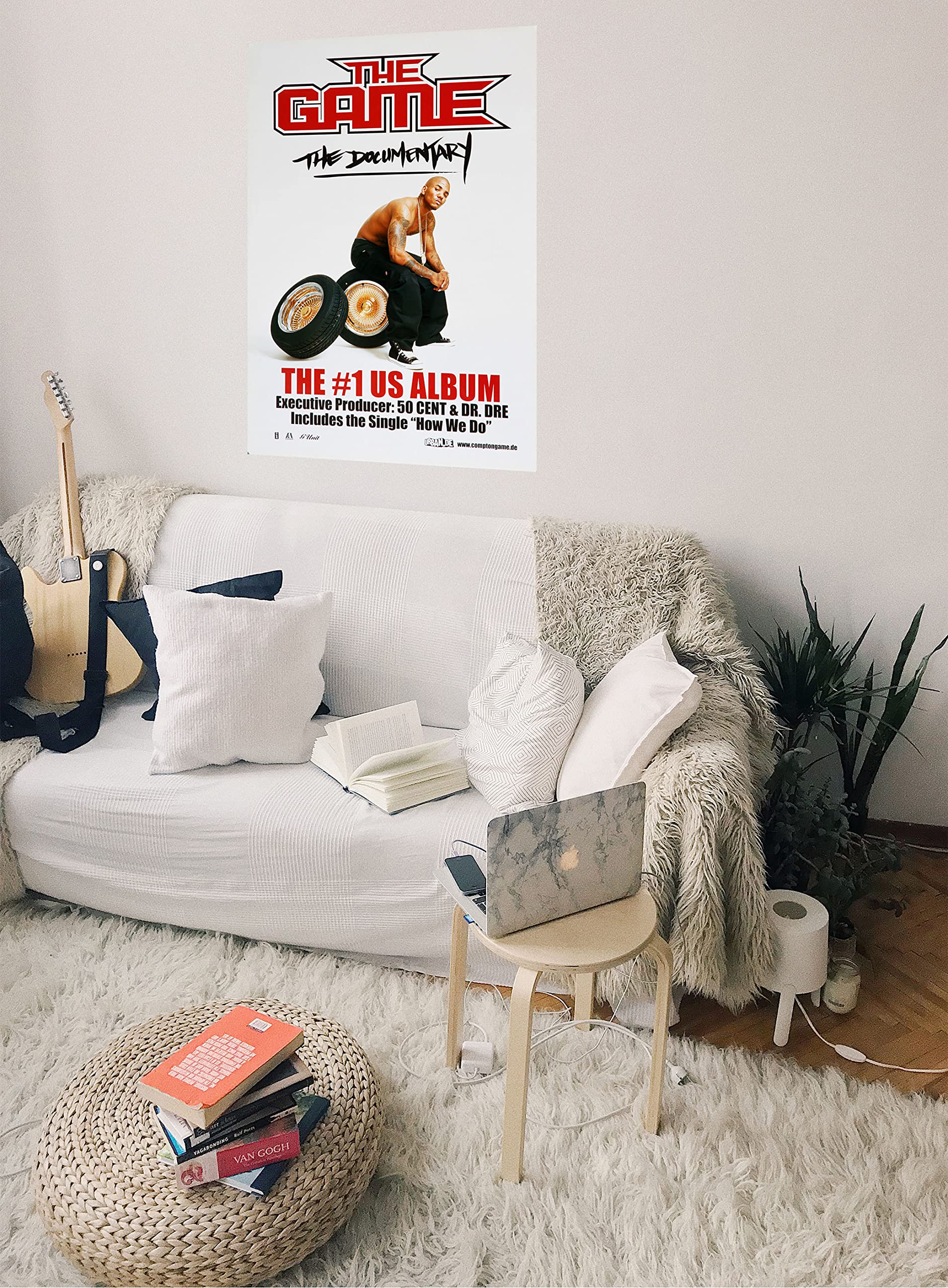 Premium Poster/Plakat | DIN A1 | Wanddeko | Live Konzert Veranstaltung » The Game - The Documentary - The #1 US Album - 50Cent & DR. DER, No Town 2005 «