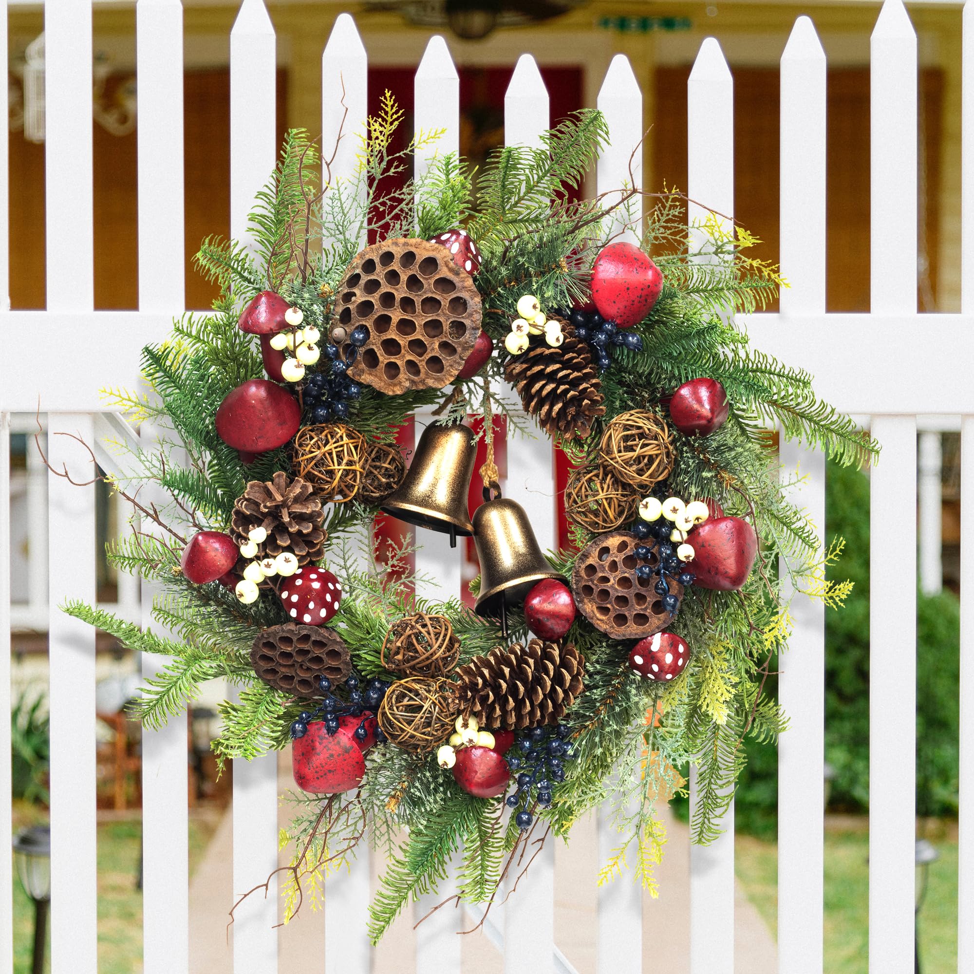 ✳︎ベル付き✳︎christmas wreathe④ ✳︎ベル付き✳︎christmas wreathe④