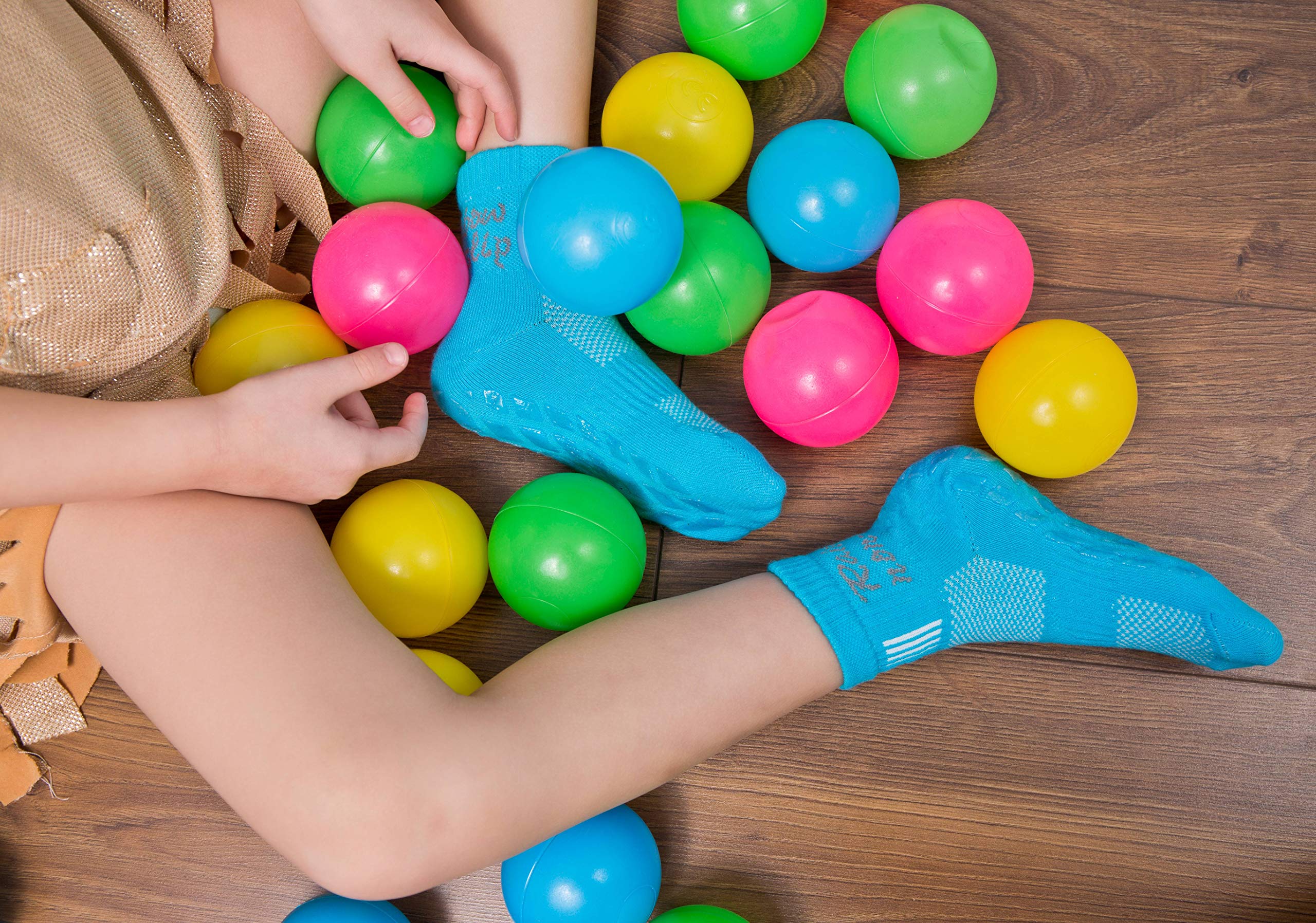 Rainbow Socks - Niñas y Niños Calcetines de Deporte Neon