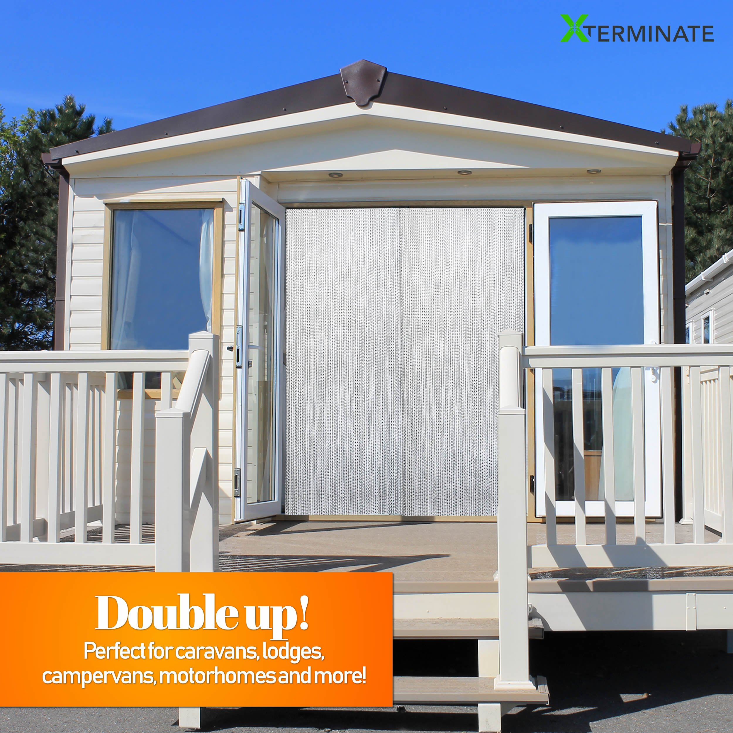 Buy Xterminate Fly Blind Screen Chain Curtains for Doors with 2 FREE