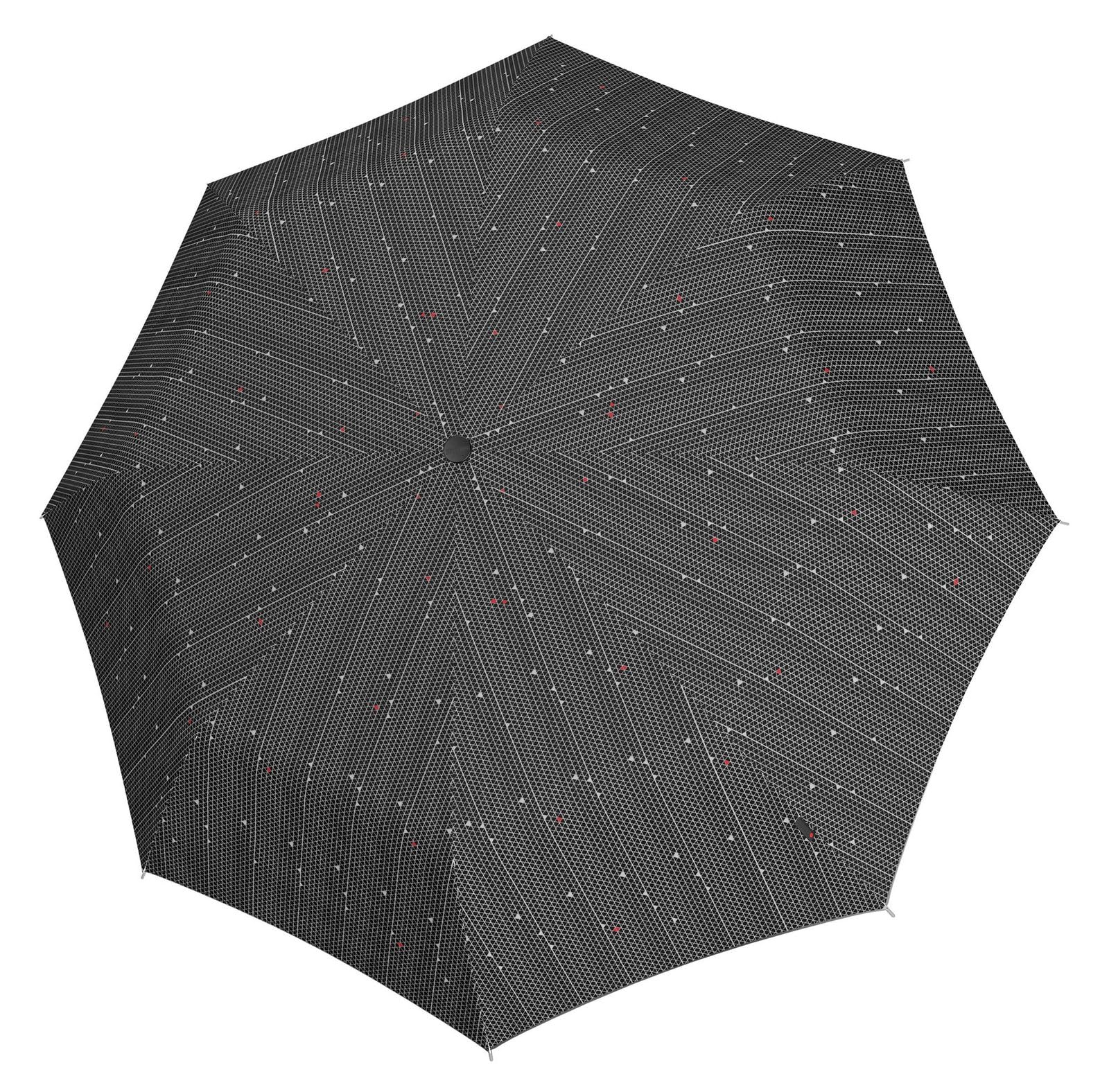 Knirps umbrella T.205 Duomatic Twofold Ecorepel Black multicolored