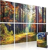 Vista 21 de Mollywell Paneles acústicos artísticos de 48 x 32 x 0.4 pulgadas, paraguas, gato y mar, absorción de sonido, decoración de pared autoadhesiva a