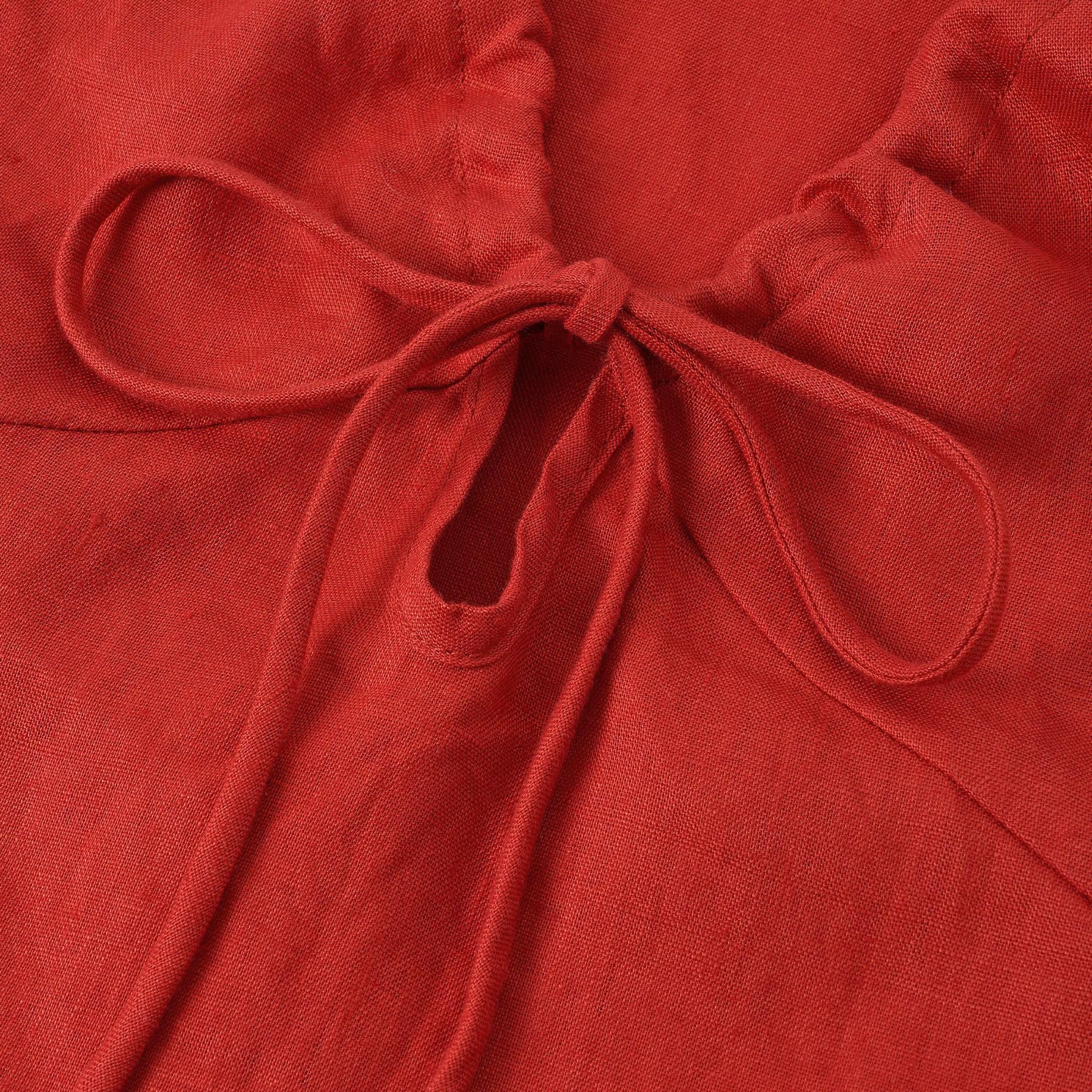 Amazhiyu Robe d'été en lin pour femme - Mini robe d'été - Courte - Coupe trapèze - Robe de plage - Col en V - Manches courtes - Élégante