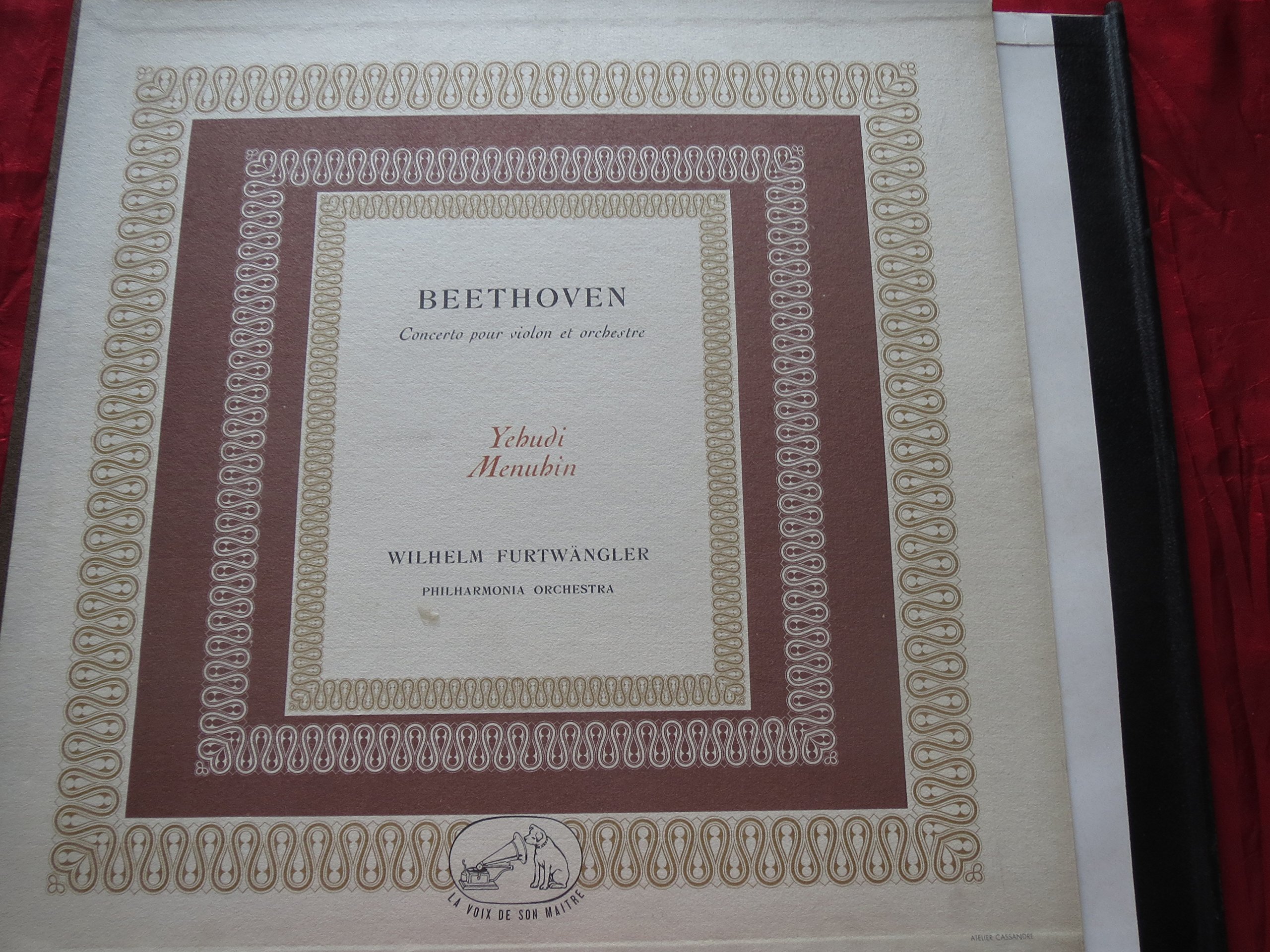 Beethoven Violinkonzert D-dur Yehudi Menuhin London Philharmonia Furtw?ngler. Vinyl LP.