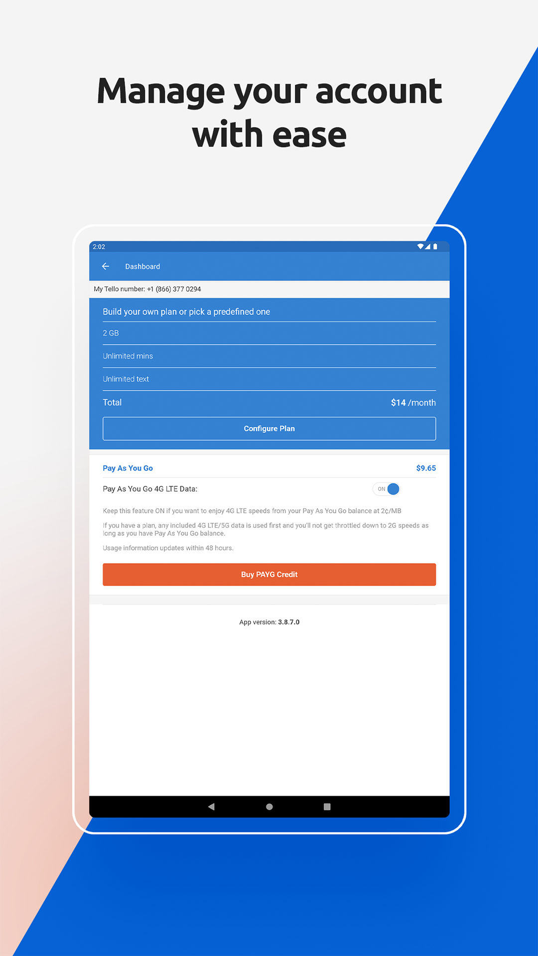 Tello payg Clearance