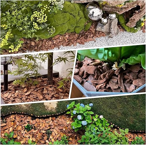 Miniatura 19 de Corteza orgánica para macetas de orquídeas de 3 cuartos de galón: mantillo natural para plantas en maceta, desarrollo de raíces de plantas de Pequeño