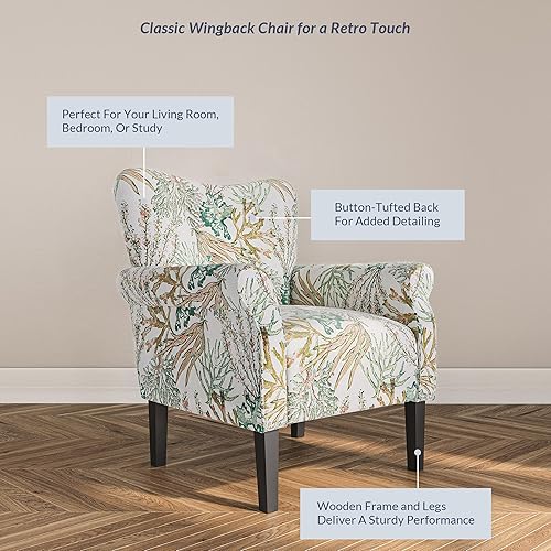 Miniatura 51 de Belleze Accent Chair - Silla Palta,Azul bebé,Beige,Negro y flor.,Azul y flor,Ladrillo,Amarillo (Citrine Yellow),Verde y azul,Verde y flor,Verde y